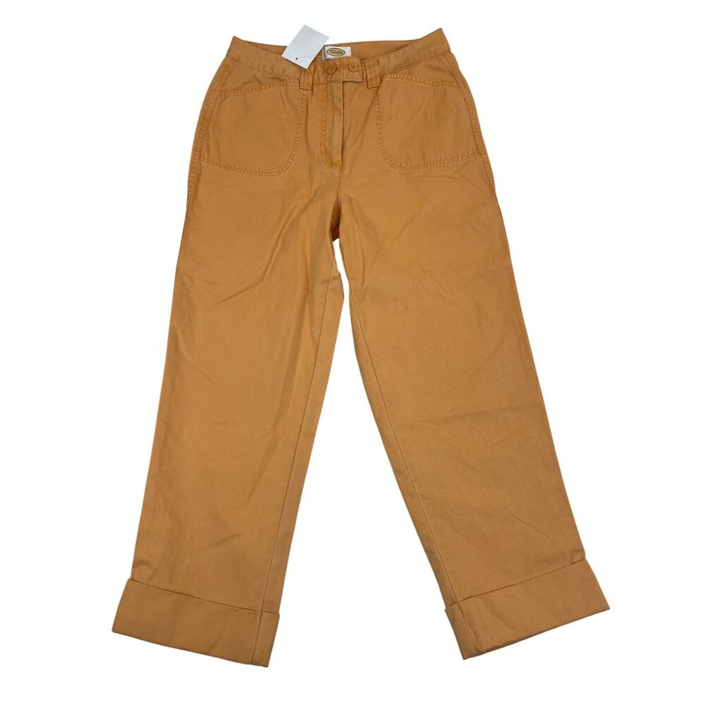 Talbots Women’s Orange Pants With Front & Back Pockets Size 6 - New